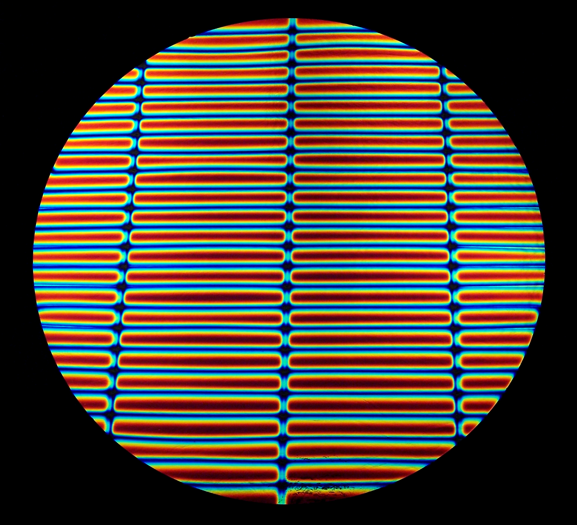 CBS Dichroic Rainbow A 3/4 vetro dicroico a strisce
