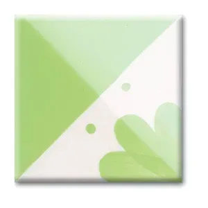 Cerama Bright Green engobbio liquido verde senza piombo
