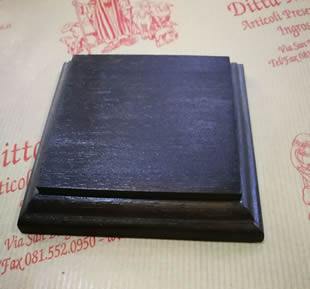 Ditta Montanini Basi legno base quadrata 10x10 cm