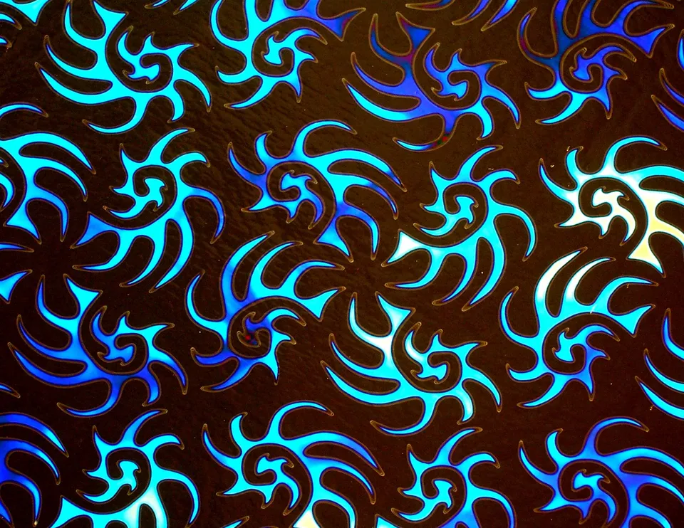 Cbs Borderline Nautilus Cyan Copper vetro fusione quarto foglio