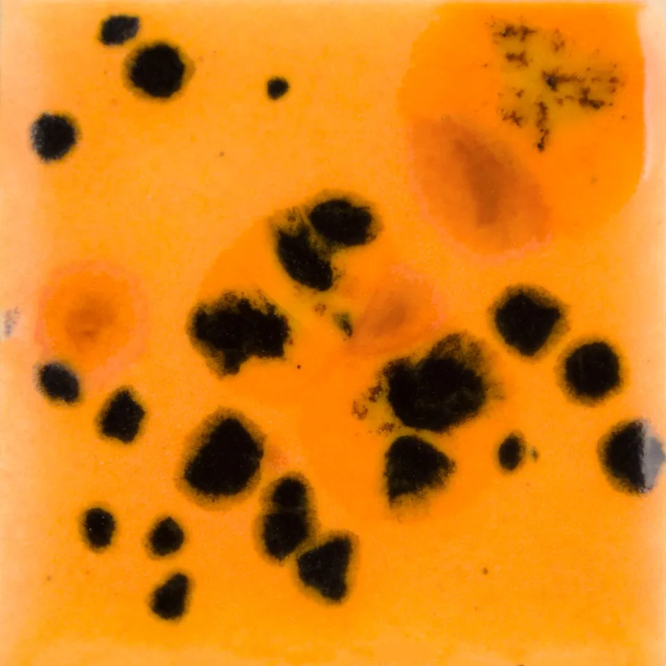 Mayco Jungle Gems Papaya smalto ceramica arancione cristalli