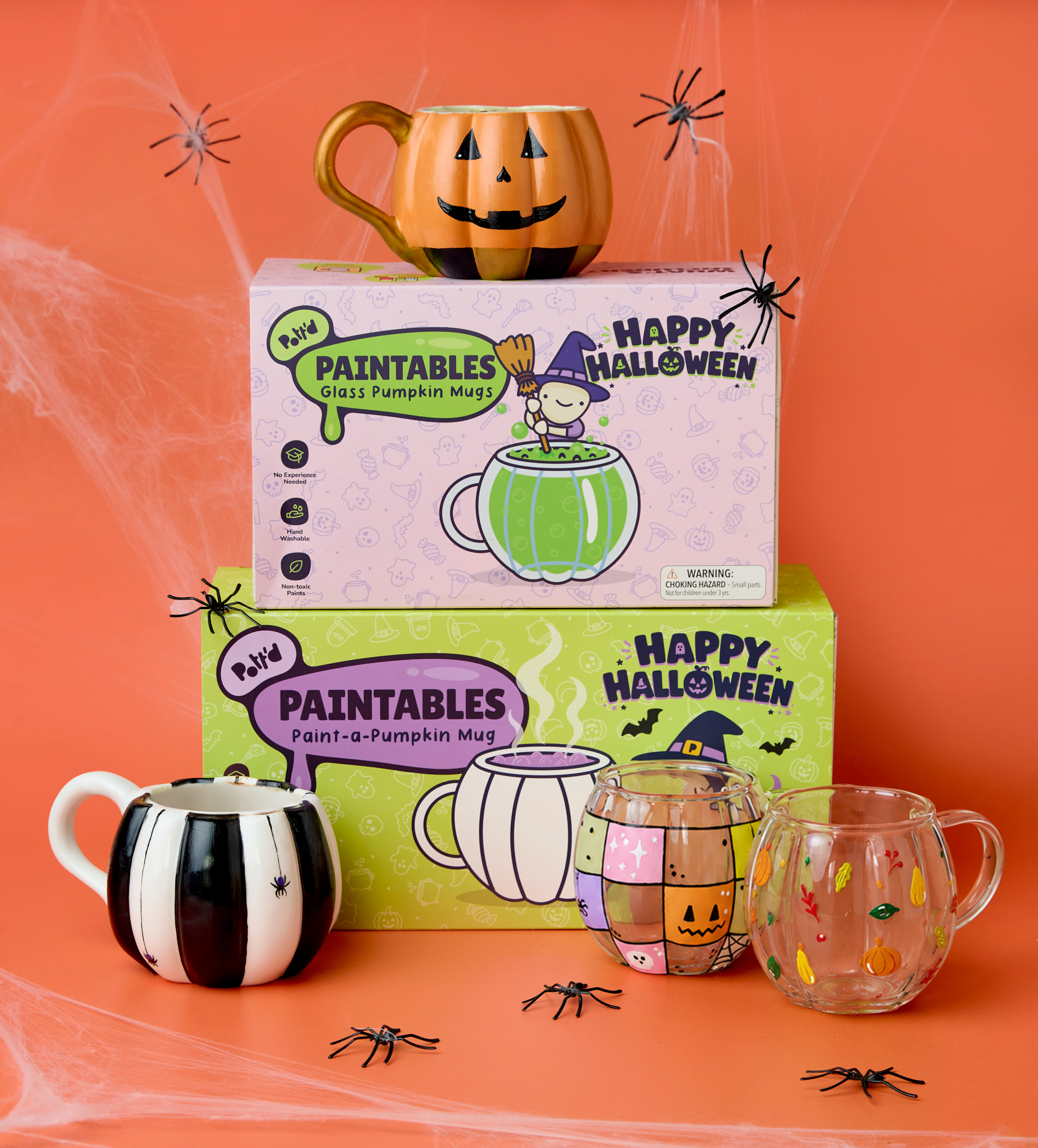 Pott'd Painting Tazza Zucca Halloween Kit da Dipingere