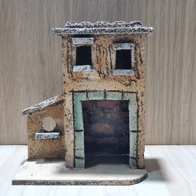 Ditta Montanini Casette sughero C5 casa presepe