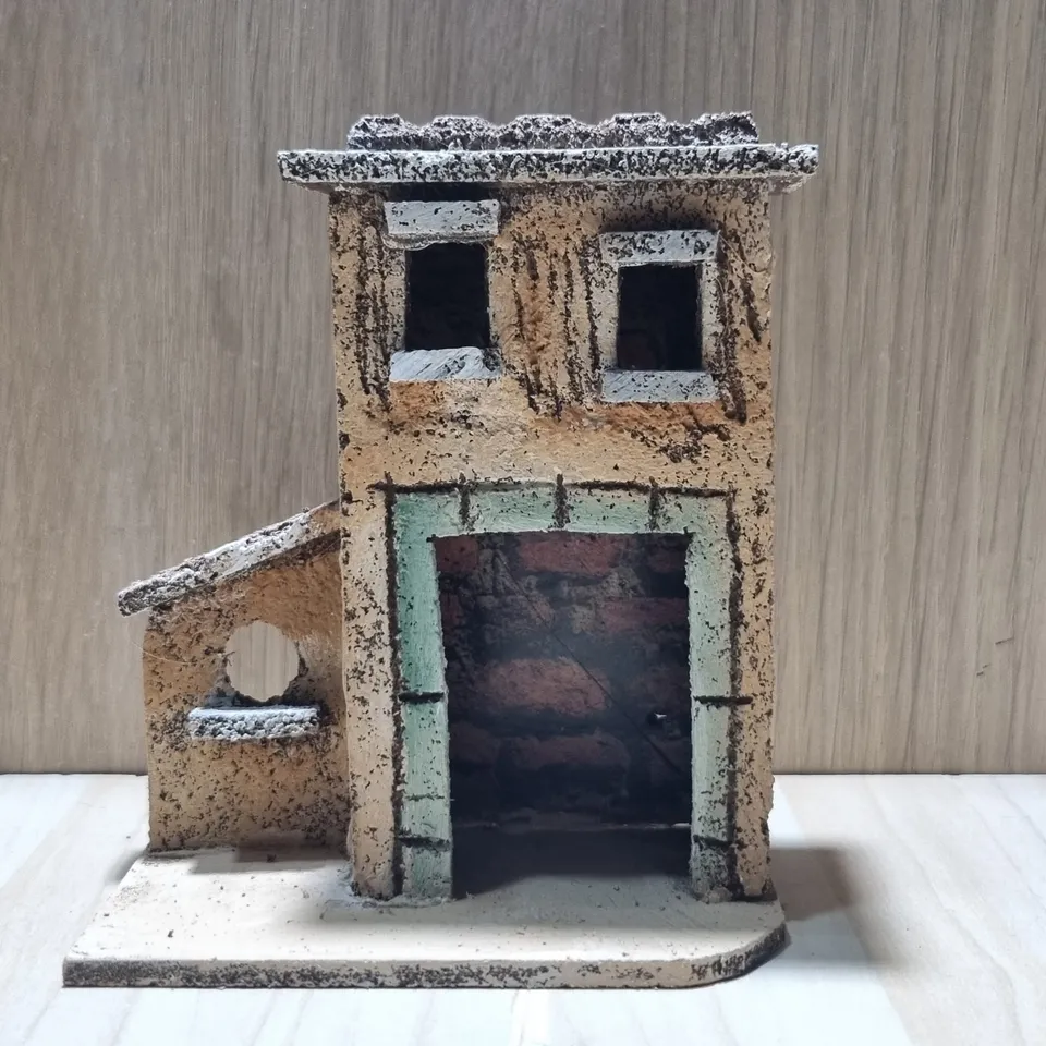 Ditta Montanini Casette sughero C5 casa presepe