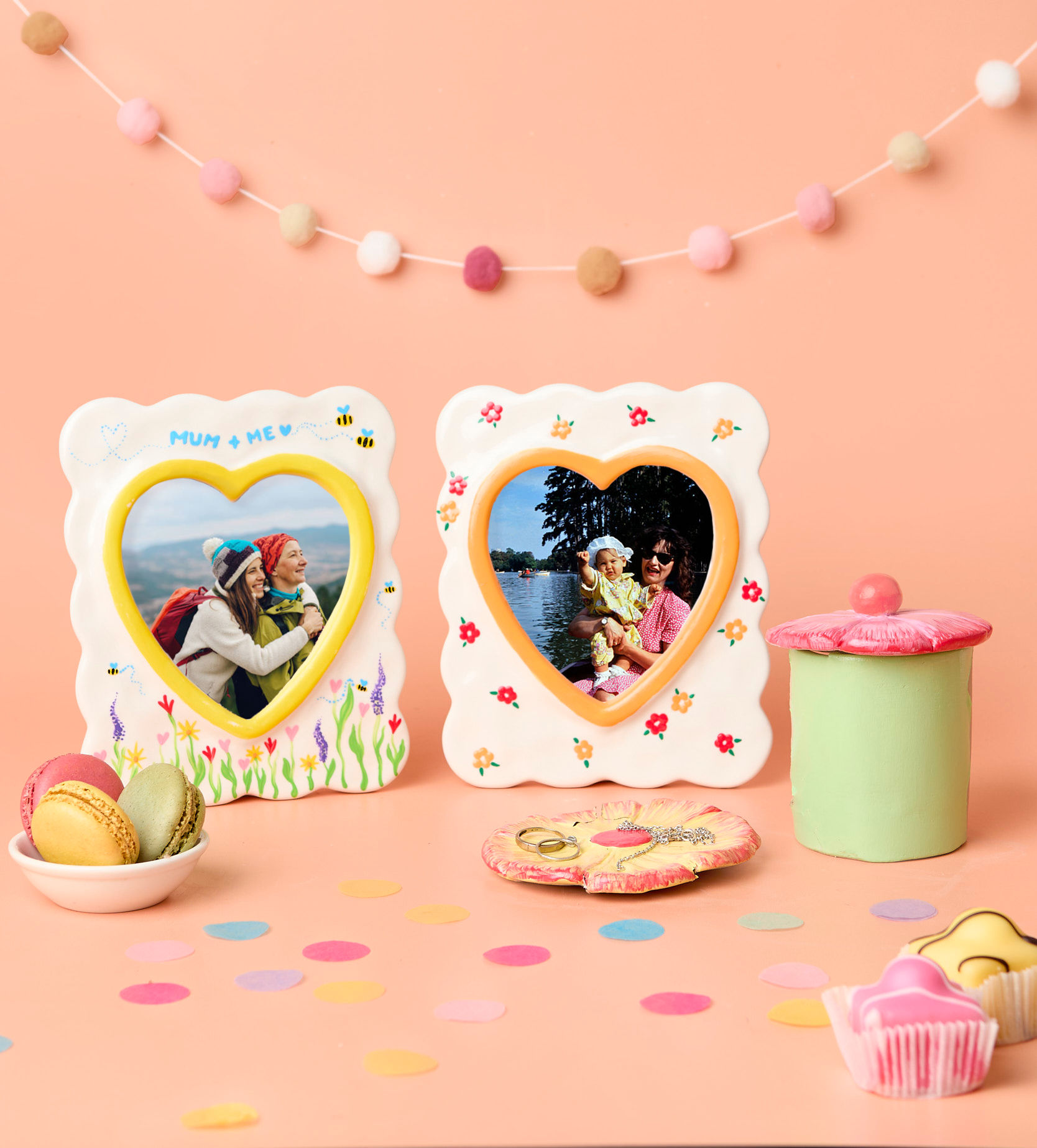 Pott'd Bundles Clay & Frame Bundle Kit Ceramica con Cornice