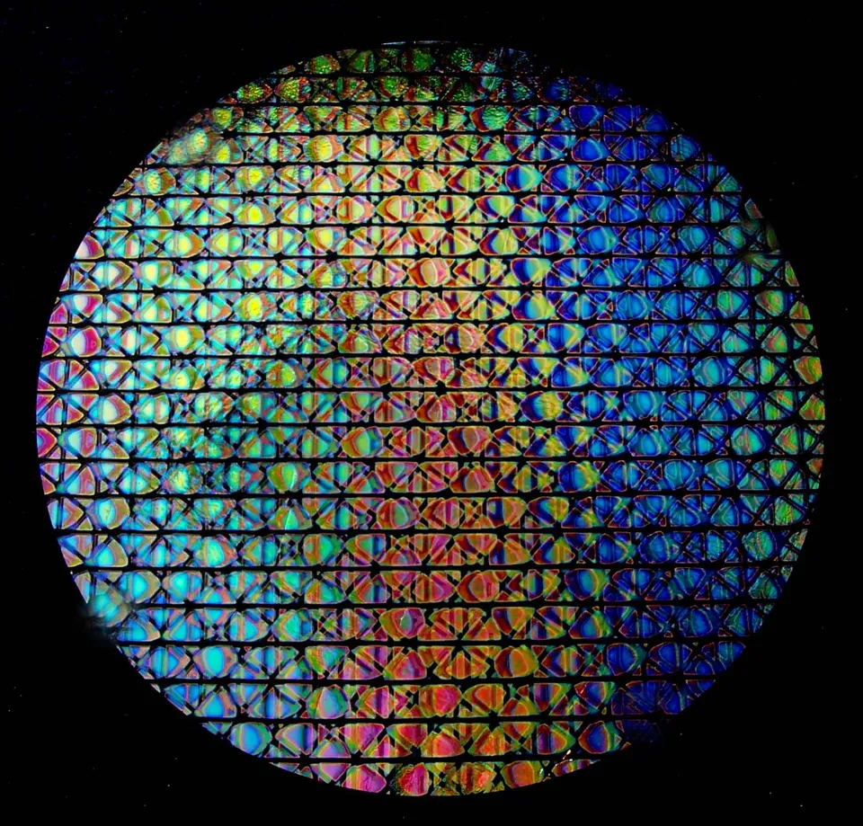 Cbs Geodesic Mixture vetro dicroico motivo geometrico