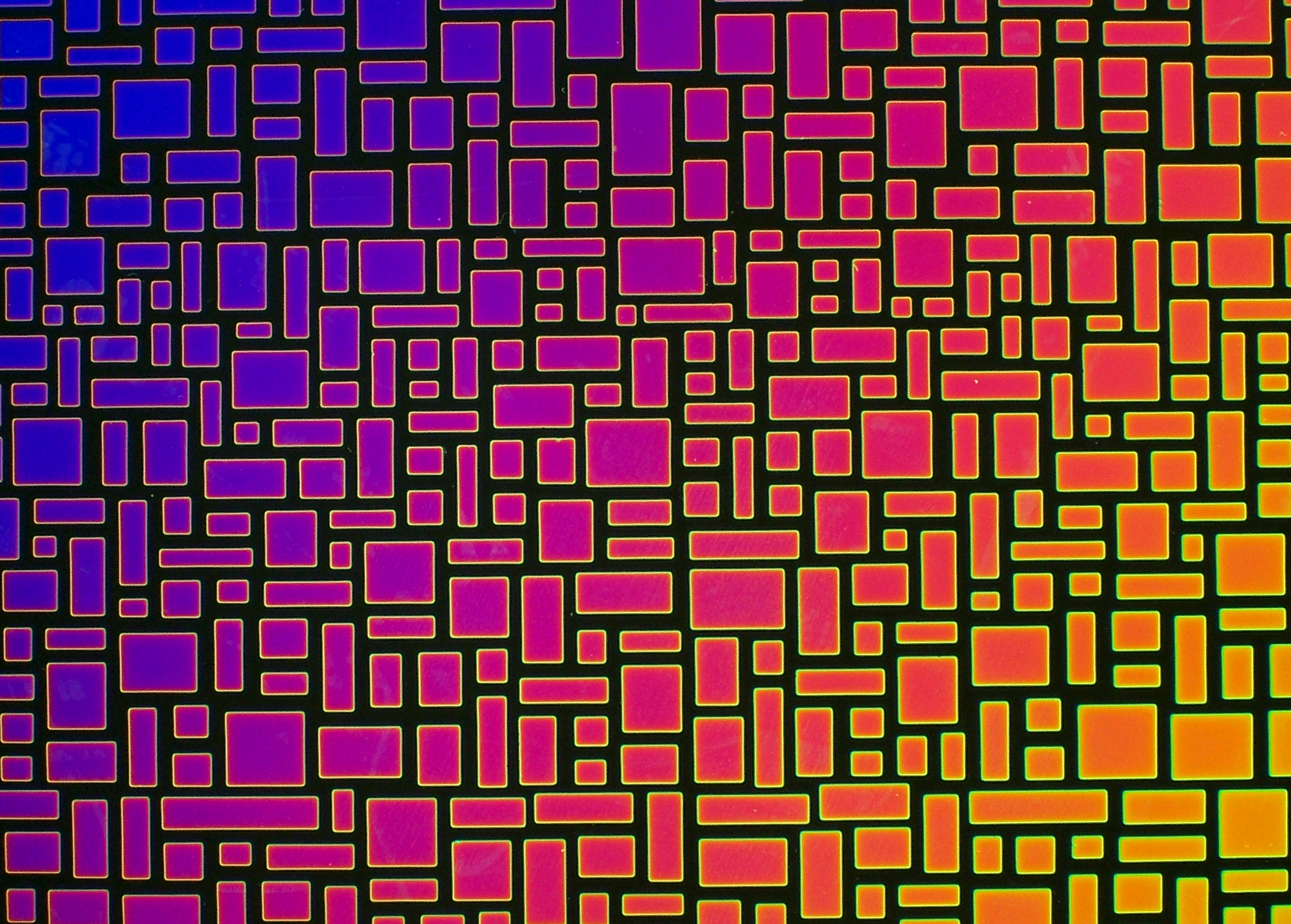 Cbs Borderline Masonry Rainbow #2 vetro fusione quarto foglio