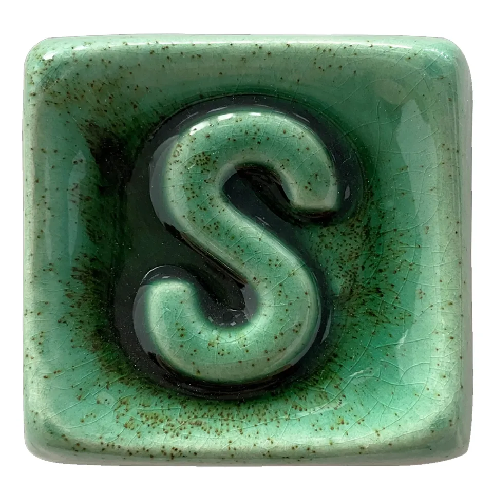 CERCO Low Fire S 2006 smalto ceramica Moss verde