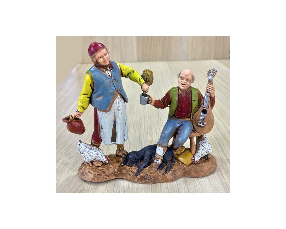 Ditta Montanini Gruppi Landi 0834-06 Musicanti statuine presepe
