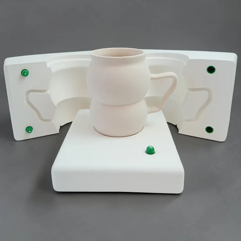 CERCO Plaster Molds PM 216 stampo gesso tazza Ball Mug 3 pezzi