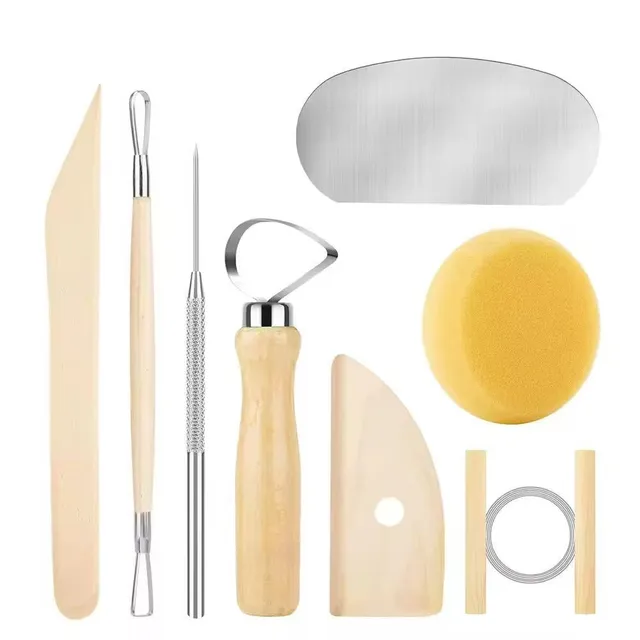 Cerama Strumenti kit da scultura 8 pezzi per argilla