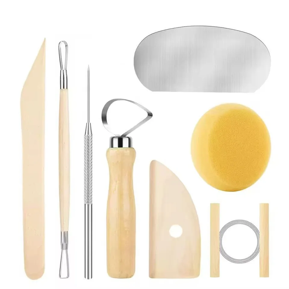Cerama Strumenti kit da scultura 8 pezzi per argilla