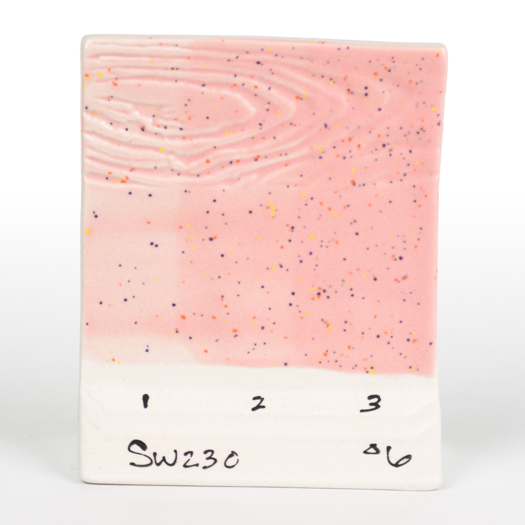 Mayco Stoneware Pink Speck smalto rosa puntinato