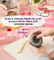 Pott'd Home Pottery Kits candela e argilla kit rosa rosso