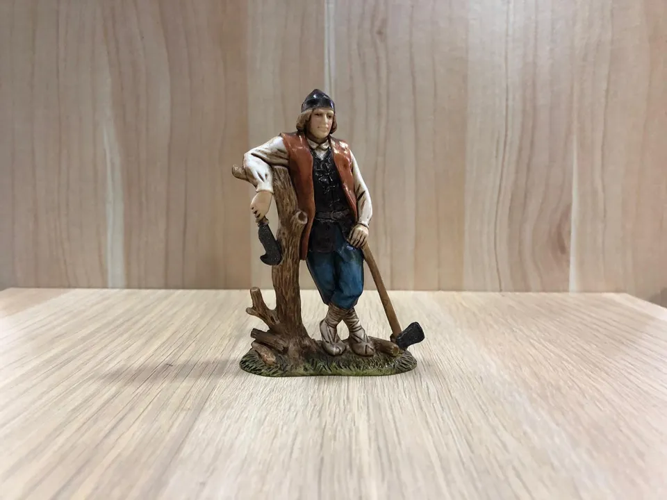 Pastori Landi 0177-02 Boscaiolo Pastore Presepe 10 cm