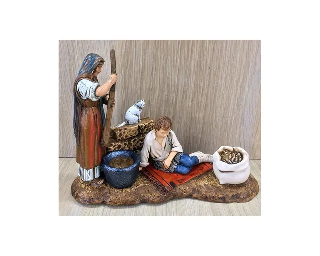 Montanini Gruppi Landi 1093-00 Donna e Bimbo Tappeto