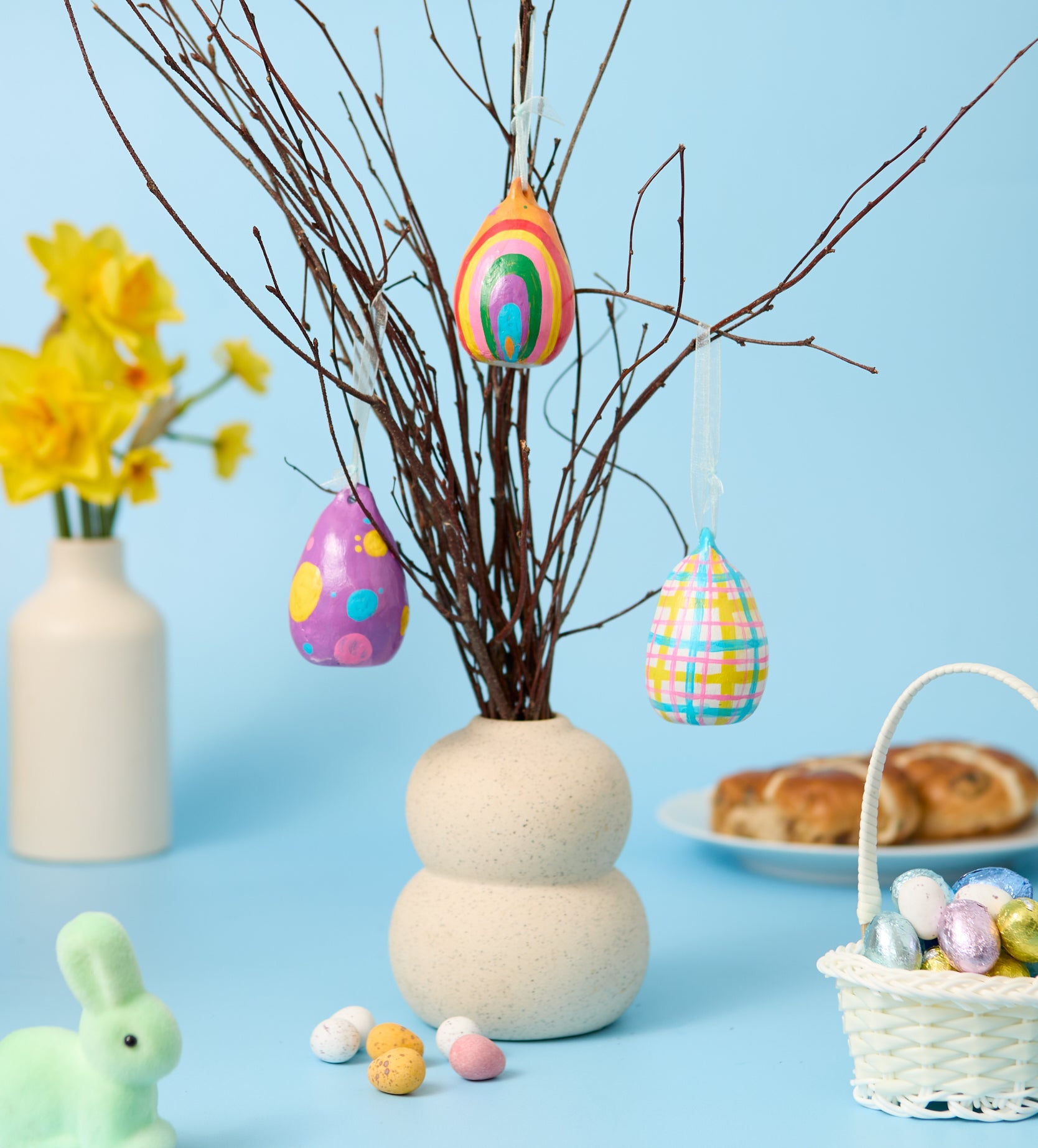 Pott'd Projects Egg-ceptional Creations kit ceramica uova Pasqua famiglia