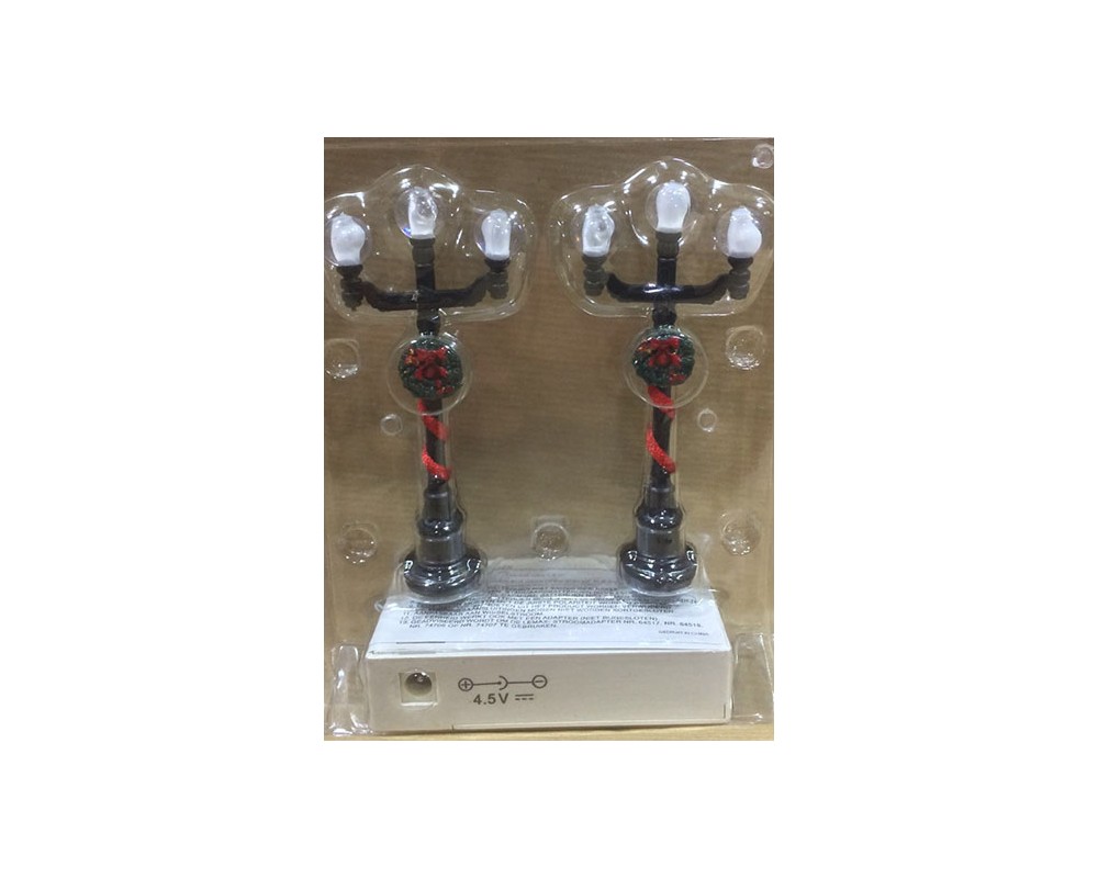 Ditta Montanini Lampioni 44184 kit 2 lampioni 3 luci 10 cm
