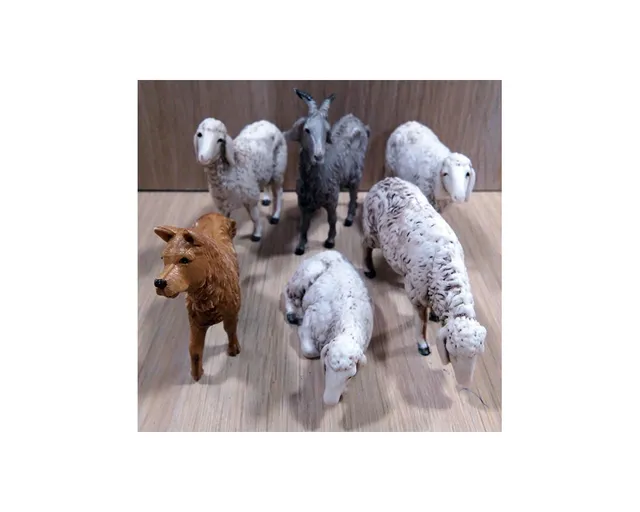 Ditta Montanini Landi 1306-00 kit animali 13 cm 6 pezzi