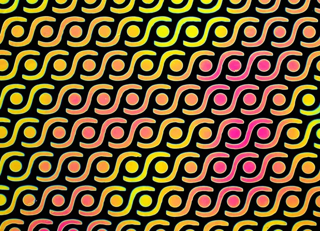 CBS Borderline Rings vetro fusione verde magenta quarto