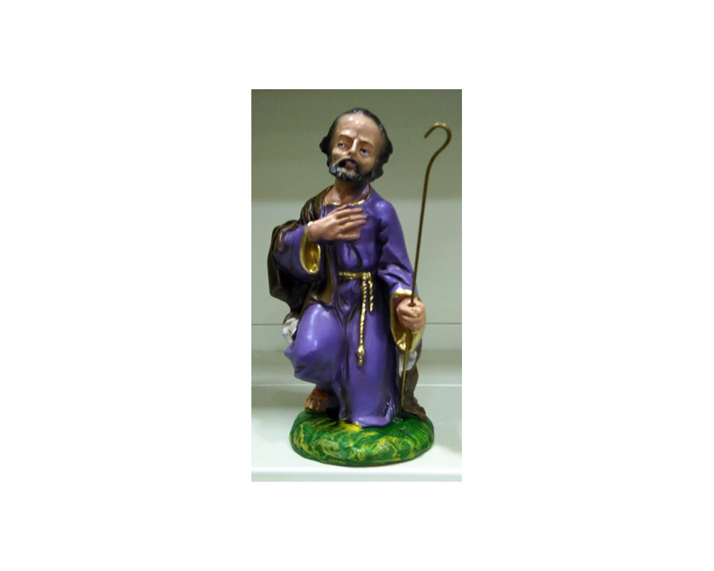Ditta Montanini G409 San Giuseppe statua presepe carta pesta 30 cm