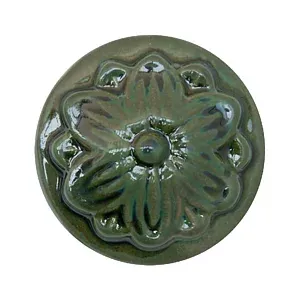 Cerama Terra Bella Seaweed Aventurina smalto verde food safe