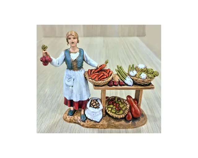 Ditta Montanini Gruppi Landi Ortolana 0832-05 statuina presepe