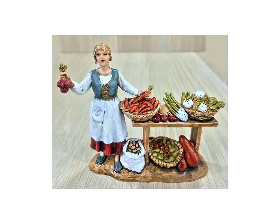 Ditta Montanini Gruppi Landi Ortolana 0832-05 statuina presepe