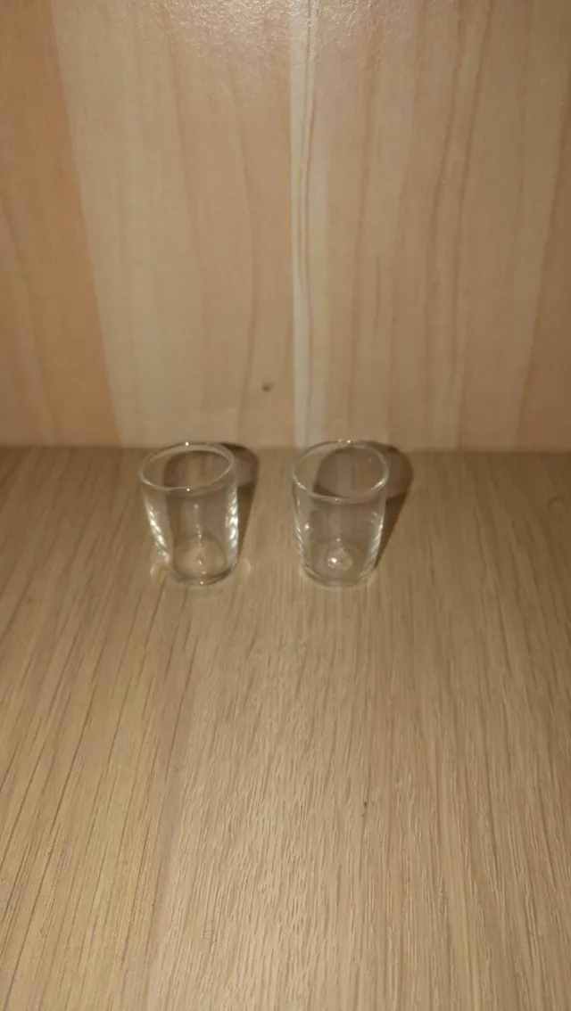 Montanini Fiaschi Bicchieri per pastori 30 cm 2 pz vetro