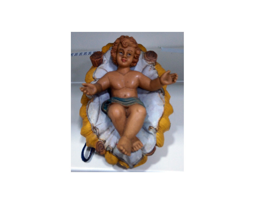 Ditta Montanini G30-02 bambino con culla pastore 30 cm