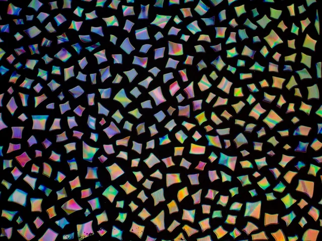 CBS Dichroic Borderline Confetti vetro dicroico quarto foglio