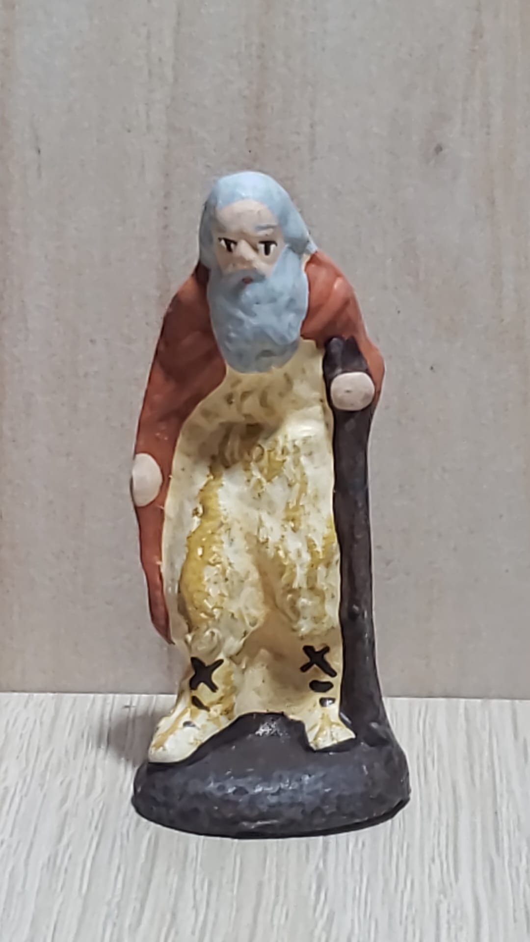 Ditta Montanini Pastori in terracotta TC22 statuina presepe 6 cm