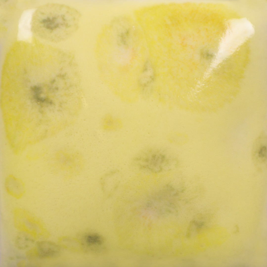 Mayco Jungle Gems Haystack smalto ceramico giallo cristalli