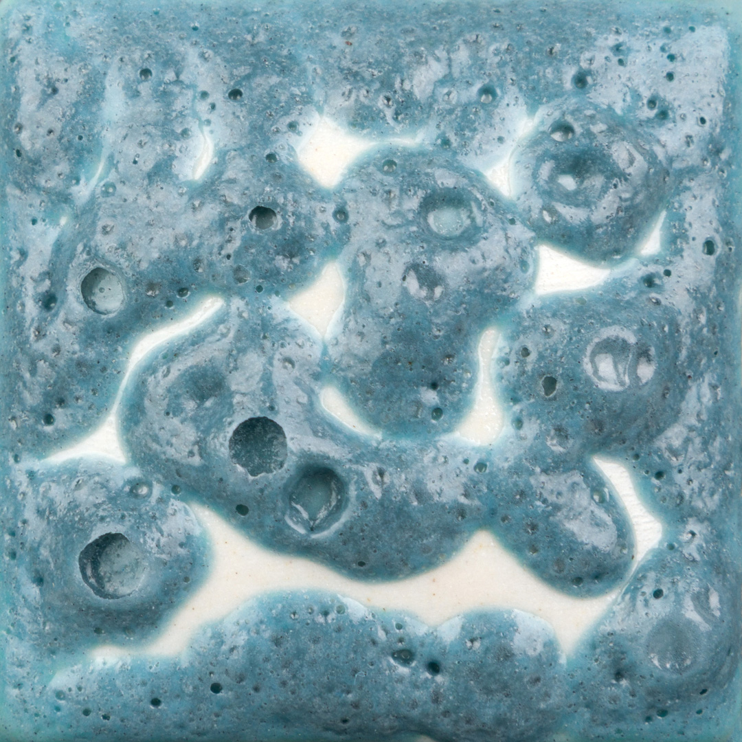 Mayco Ritual Turquoise Moon Rocks smalto turchese materico