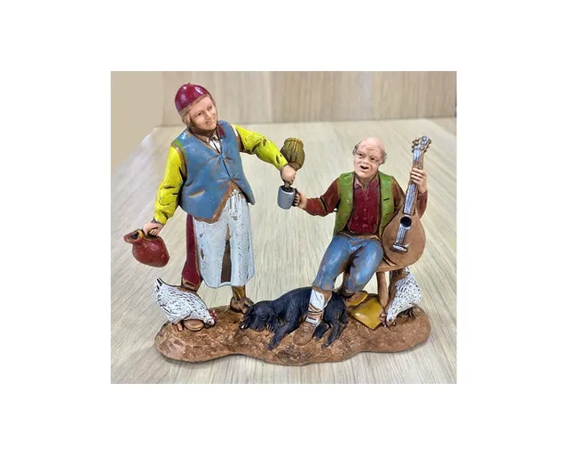 Ditta Montanini Gruppi Landi 0834-06 Musicanti statuine presepe
