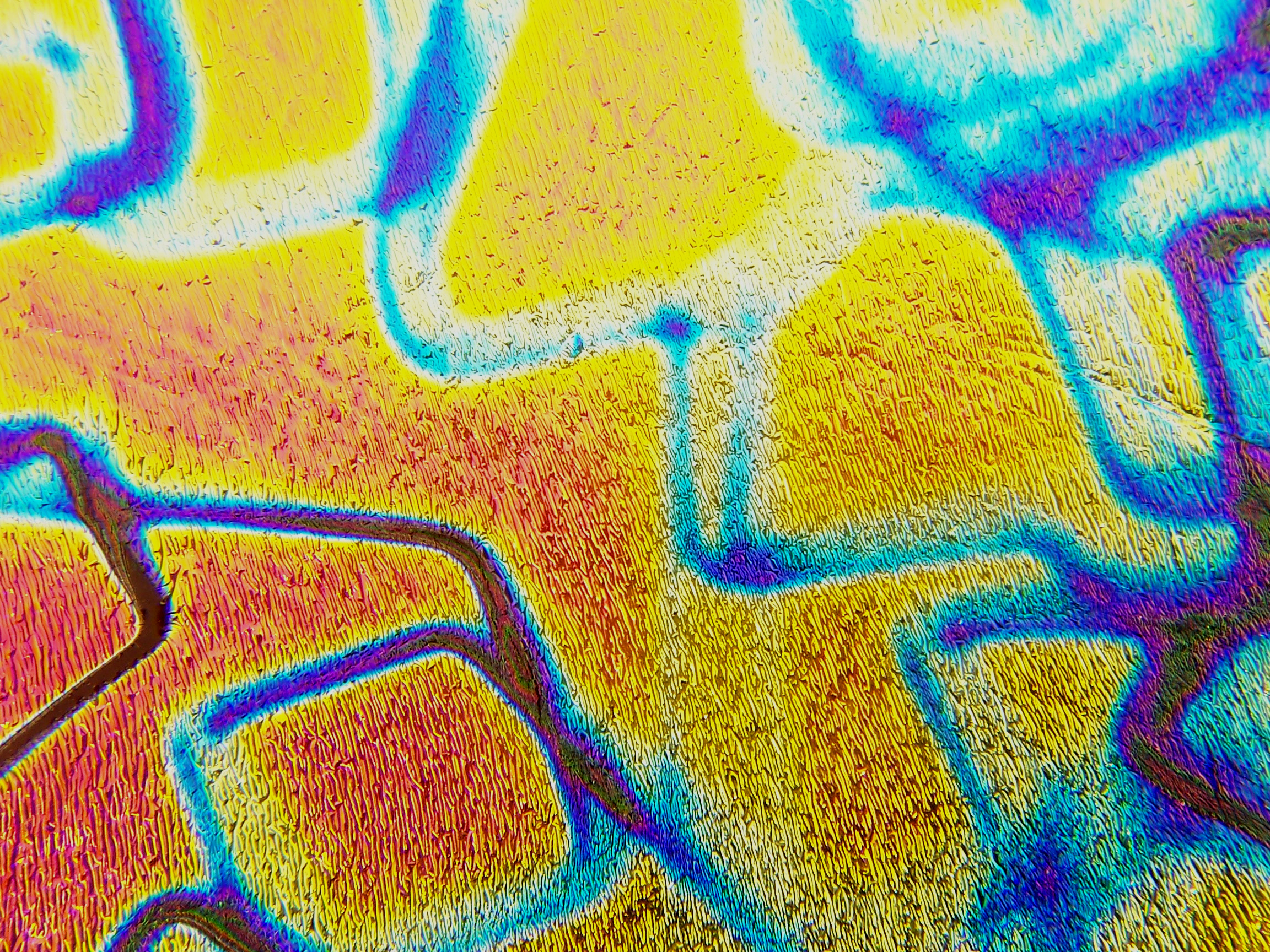 CBS Crinklized Fusion Rainbow 1 vetro dicroico 19 pollici