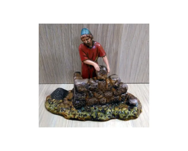 Ditta Montanini Gruppi Landi 1030-05 Muratore gruppo presepe