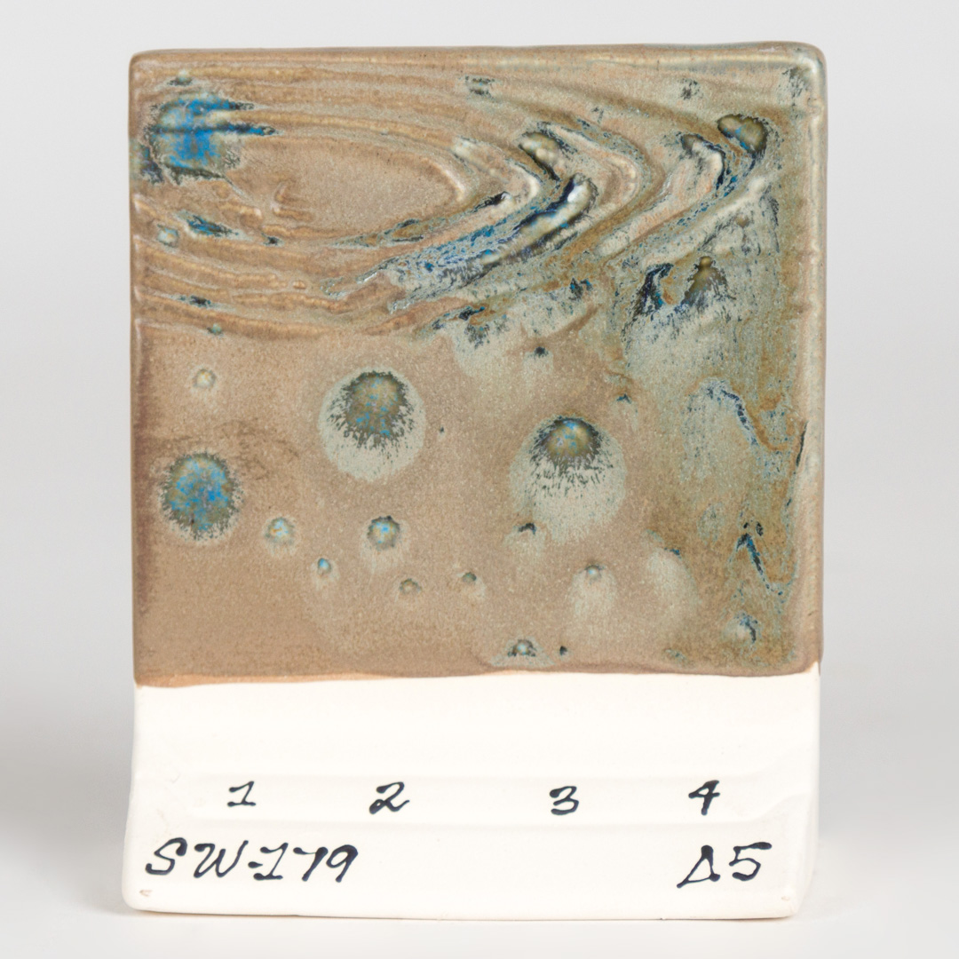 Mayco Foundations Muddy Waters smalto ceramica cristalli marrone