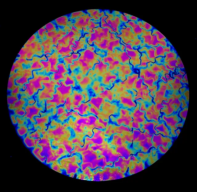Cbs Fusion Green Magenta Blue vetro fusione colorato