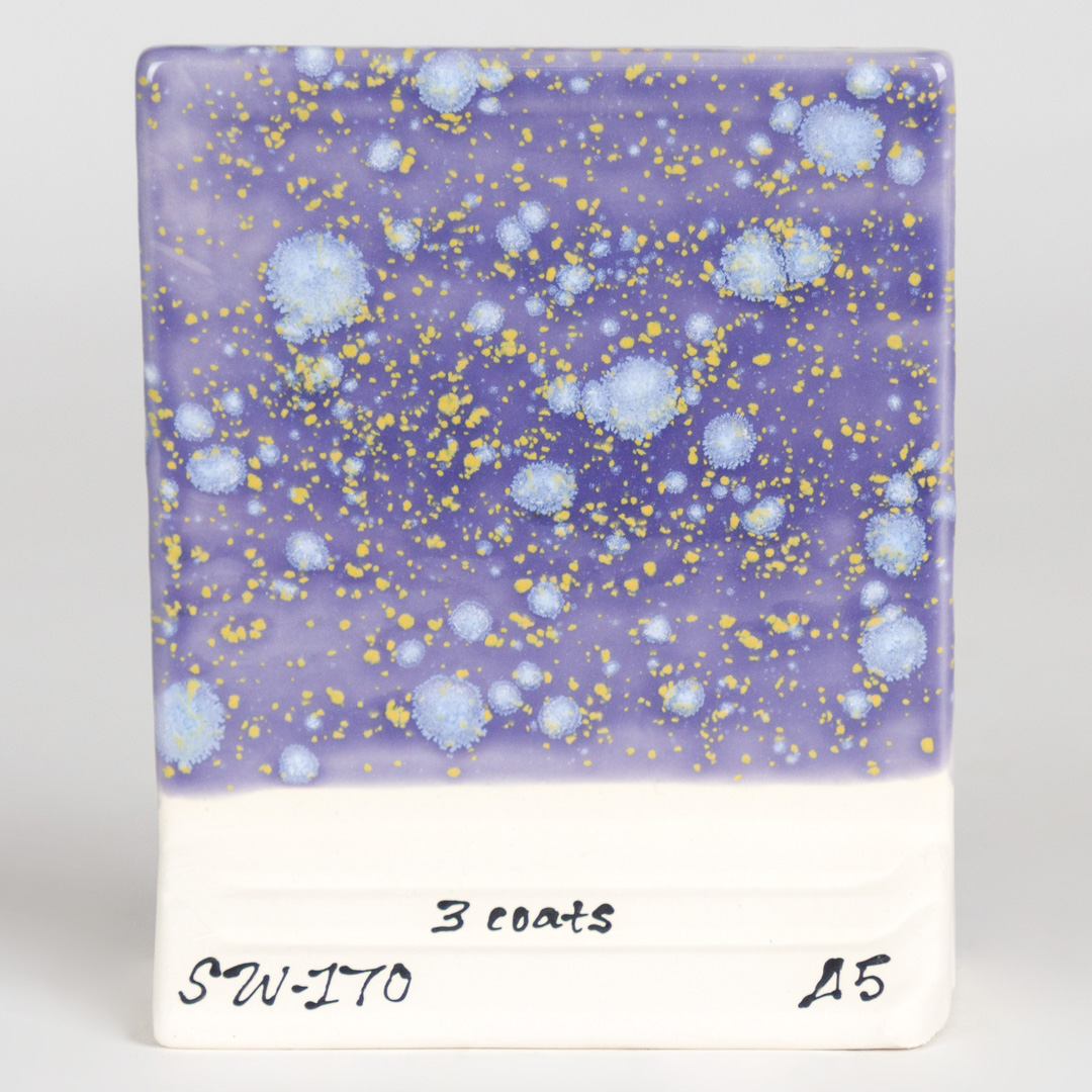 Mayco Foundations Blue Hydrangea smalto cristalli blu