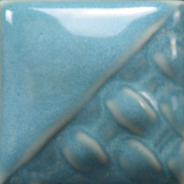 Mayco Stoneware Norse Blue smalto ceramico blu lucido