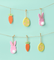 Pott'd Projects Easter Decorations kit bunting pasqua