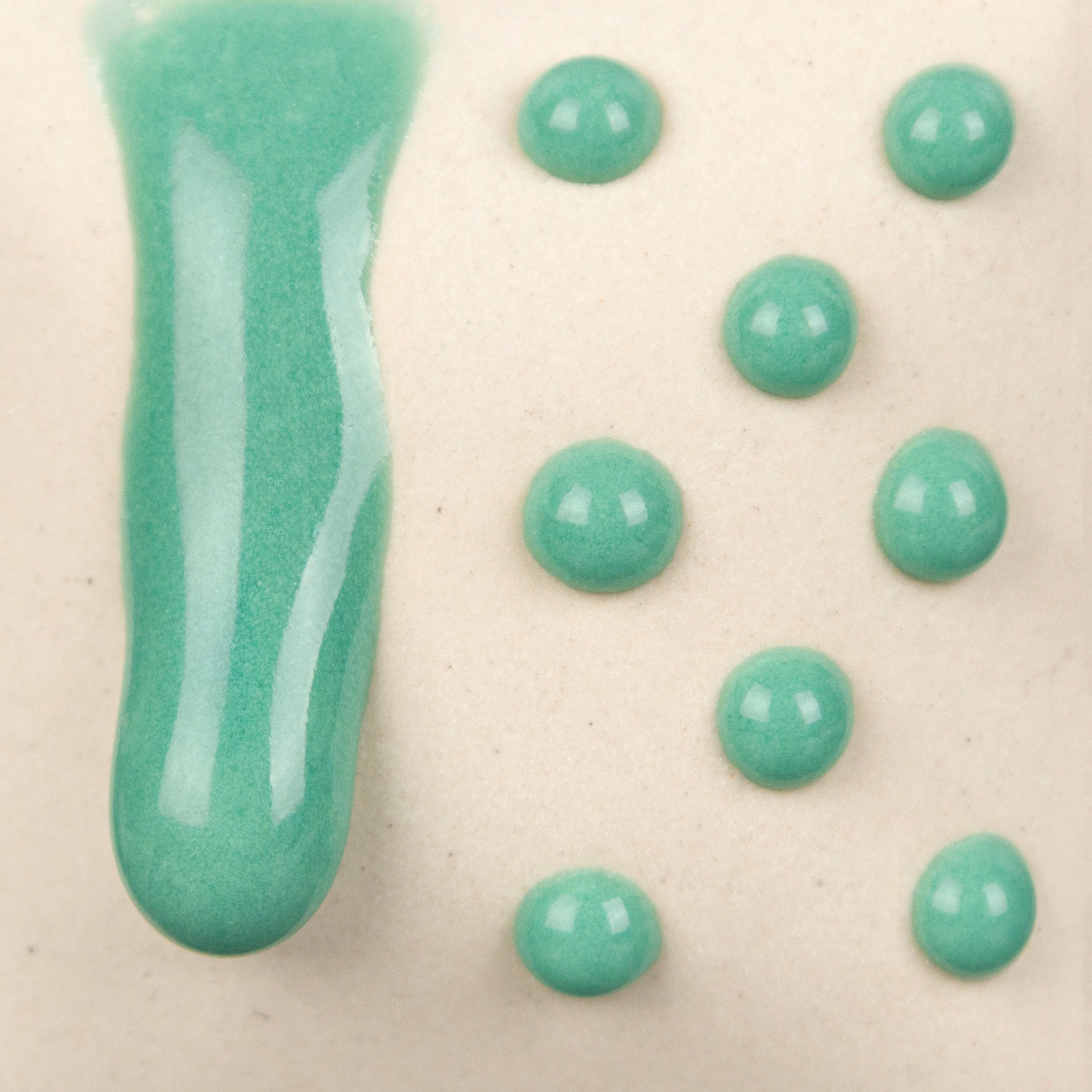 Mayco Turquoise Melt Gloop smalto ceramico turchese effetto 3D