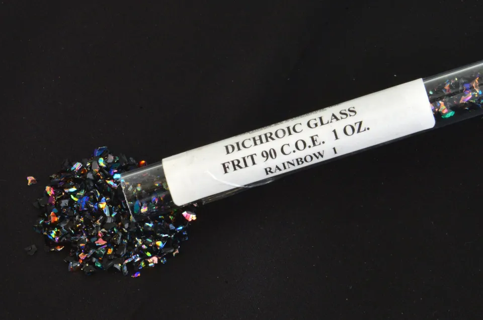 Cbs Coarse Frit vetro dicroico nero 1 oz