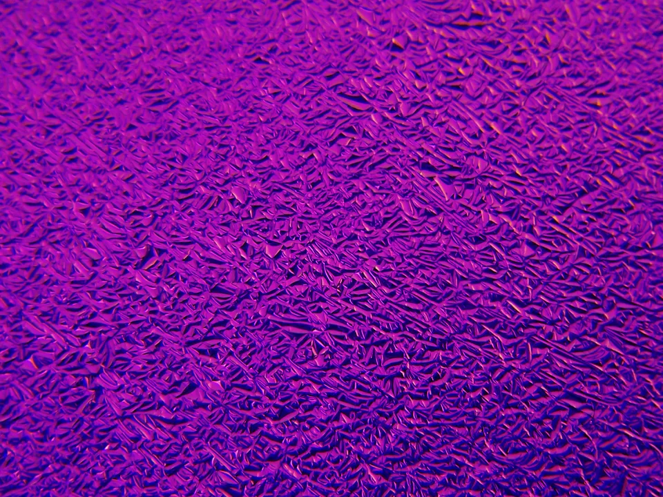 CBS Crinklized Green Magenta Blue vetro dicroico 19 pollici