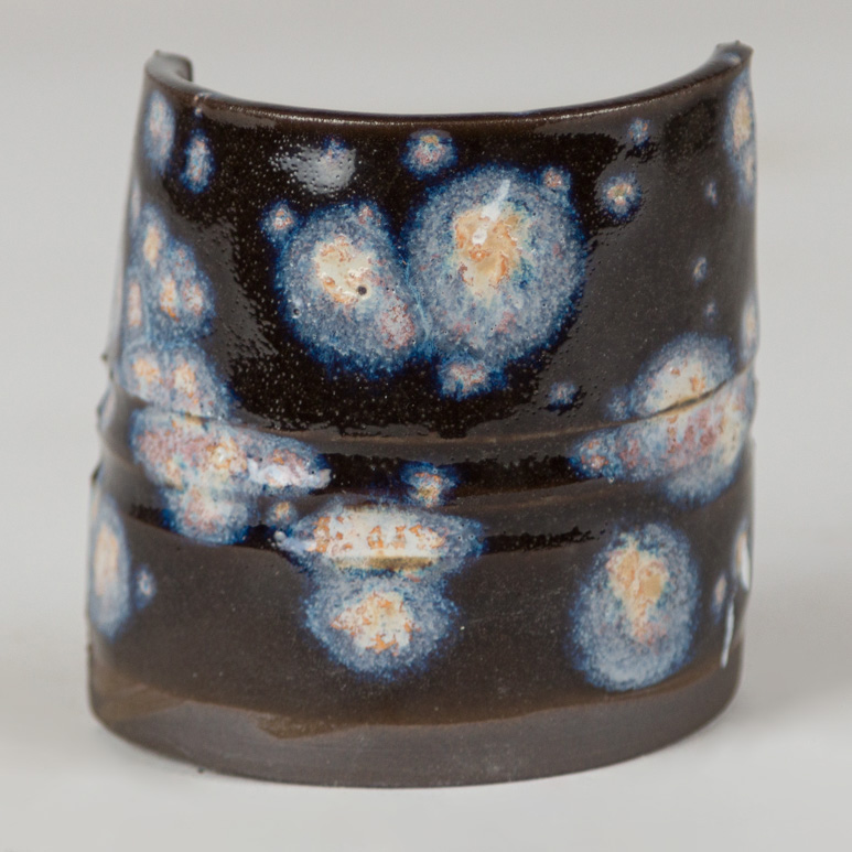Mayco Foundations Galaxy smalto gres stoneware nero cristalli