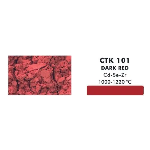 CERCO Underglazes CTK-101 ingobbio rosso scuro Dark Red 500 g