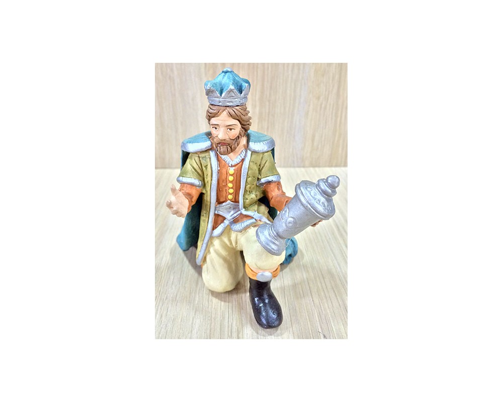 Ditta Montanini T1608 Re saraceno pastore terracotta 16 cm