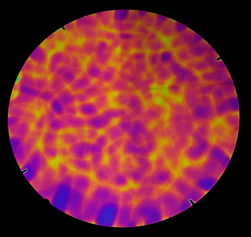 Cbs Dichroic Aurora Borealis Green Magenta vetro fusione