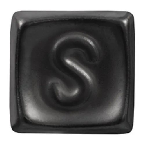 CERCO Low Fire S 1056 smalto ceramico Metallic nero satinato
